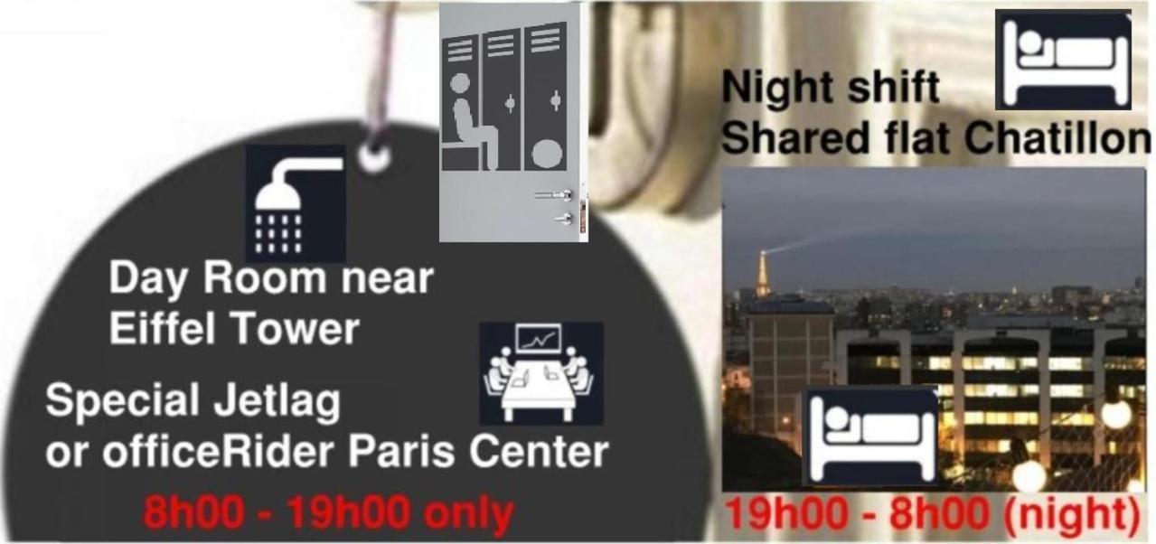 Eiffel Citea Access Dayroom Espace Paris Sans Nuitee Et Chambre Partagee Chatillon Nuitee -- Repos Journee Ou Espace Travail 8-19H Proche Tour Eiffel Ou Usage Bureau A L'Heure En Journee -- Nuitee Chatillon Avenue Parijs Buitenkant foto